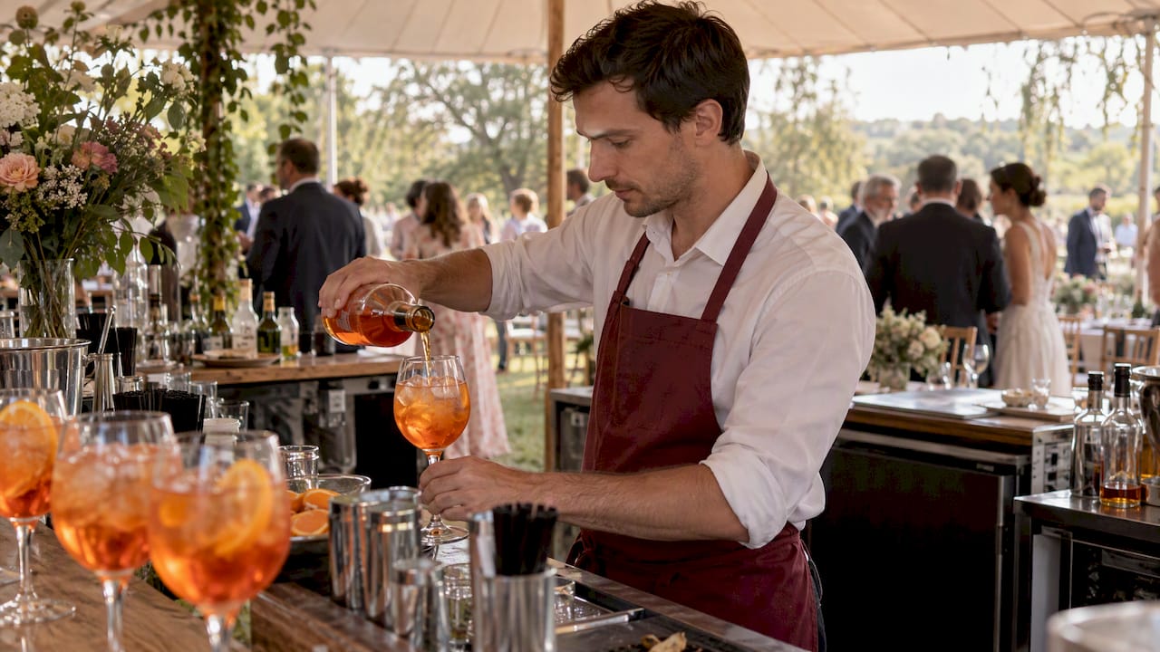 Spritz pour mariage : recettes, quantités et service réussi